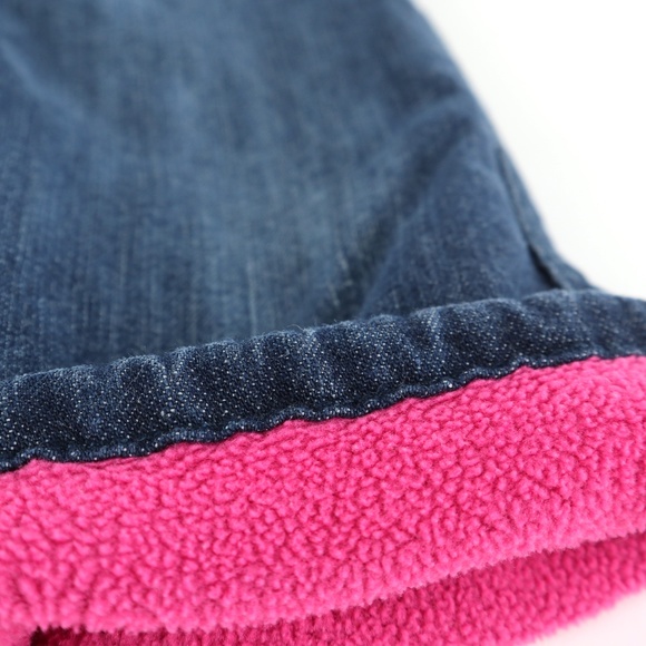 OLD NAVY lined denim, girl's size 6-12M - Picture 2 of 4